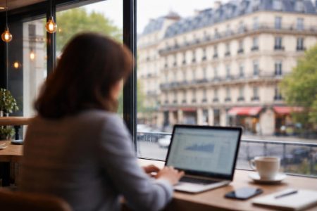 personne-dos-cafe-ordinateur-ville-floue