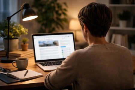 personne-bureau-ordinateur-pieces-moderne