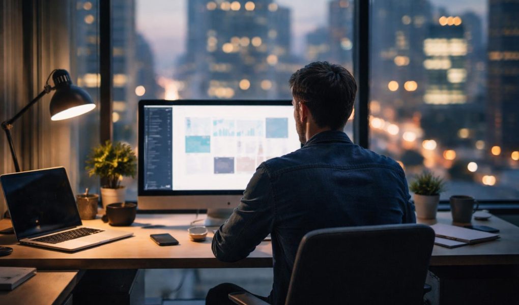 bureau-moderne-entrepreneur-ville-fenetre