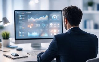 personne-dos-ordinateur-bureau-moderne