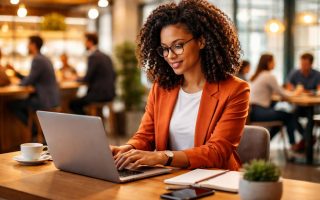 personne-table-cafe-ordinateur-portable