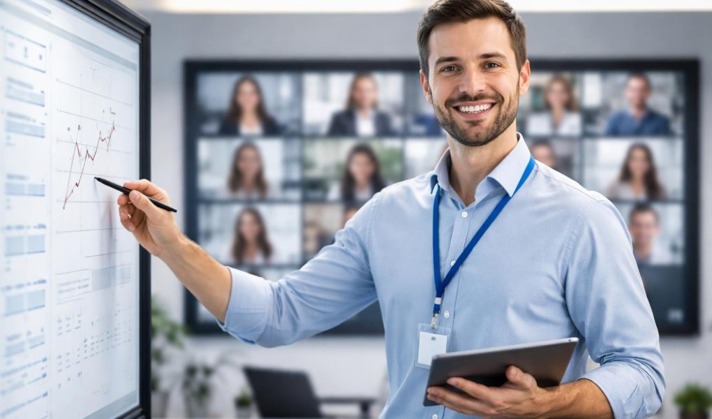 formateur-souriant-tableau-classe-virtuelle