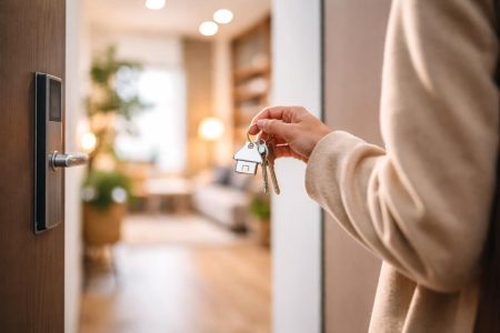 personne-cles-porte-appartement-moderne
