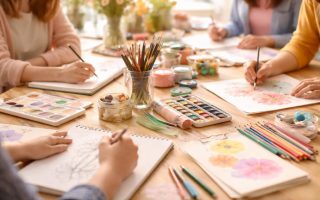 personnes-travail-creatif-table-outils