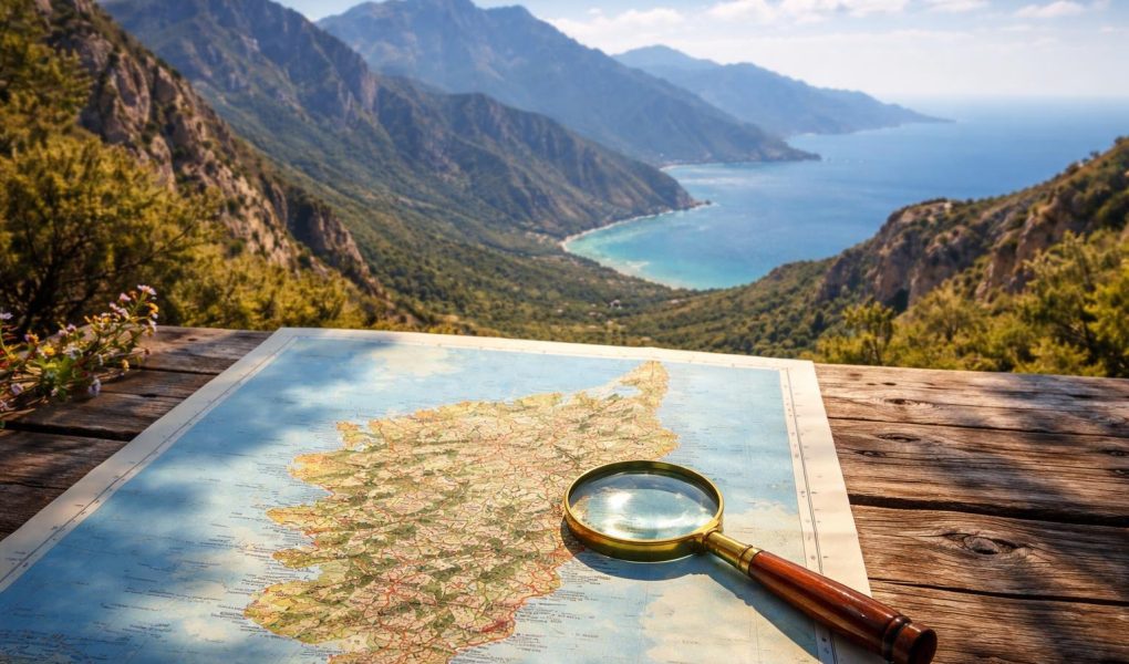 montagnes-mer-corse-loupe-table-bois