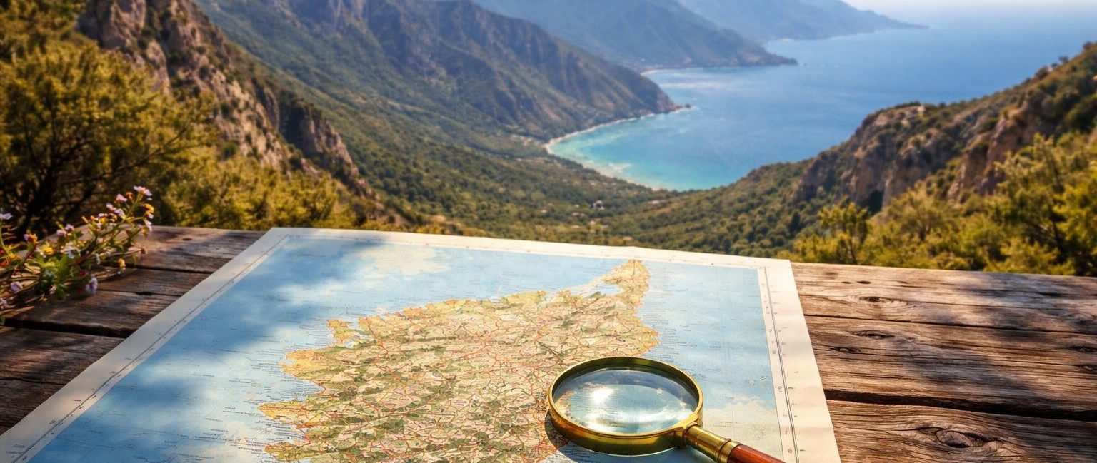 montagnes-mer-corse-loupe-table-bois