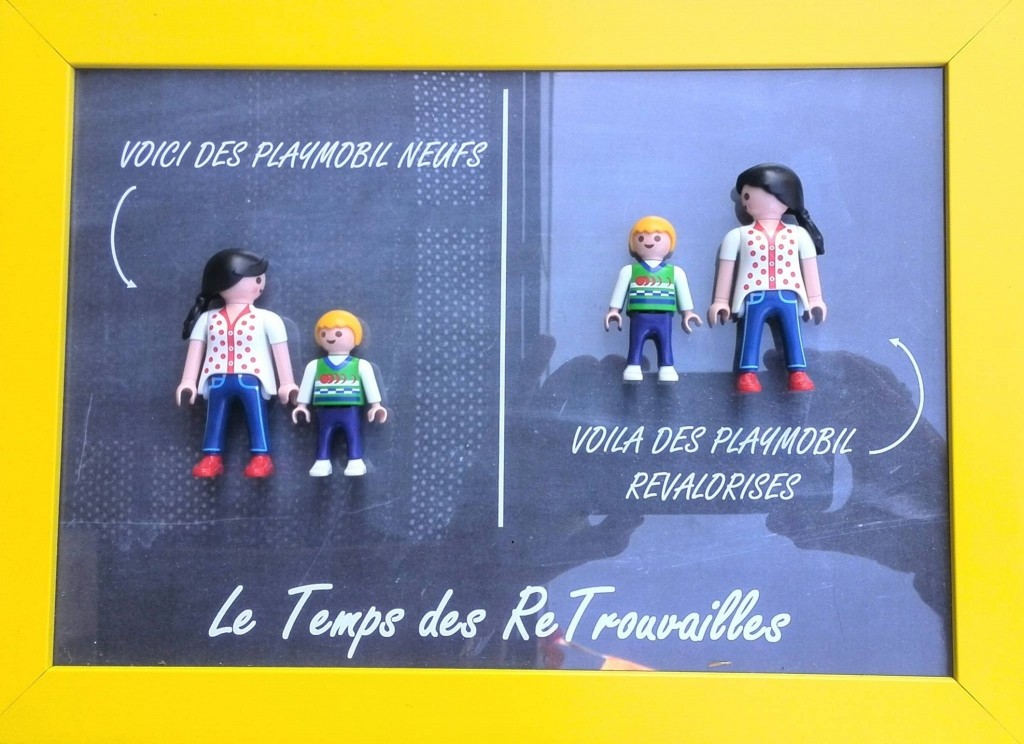Des playmobils revalorisés par le Temps des ReTrouvailles